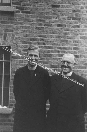 REV M DOWLING S.J. AND REV J GILL S.J. BEFORE LEAVING FOR RHODESIA